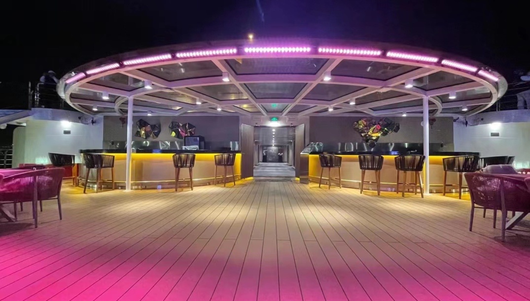 Eco Teak dek op luxe riviercruiseschip